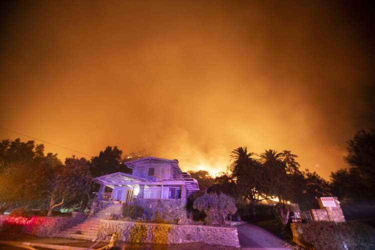 pozar, los-angeles, kalifornija