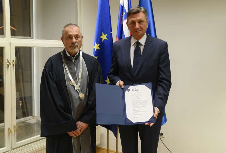 Borut pahor, častni doktorat