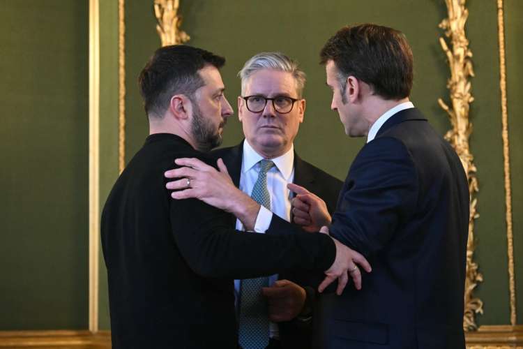 zelenski, starmer, macron