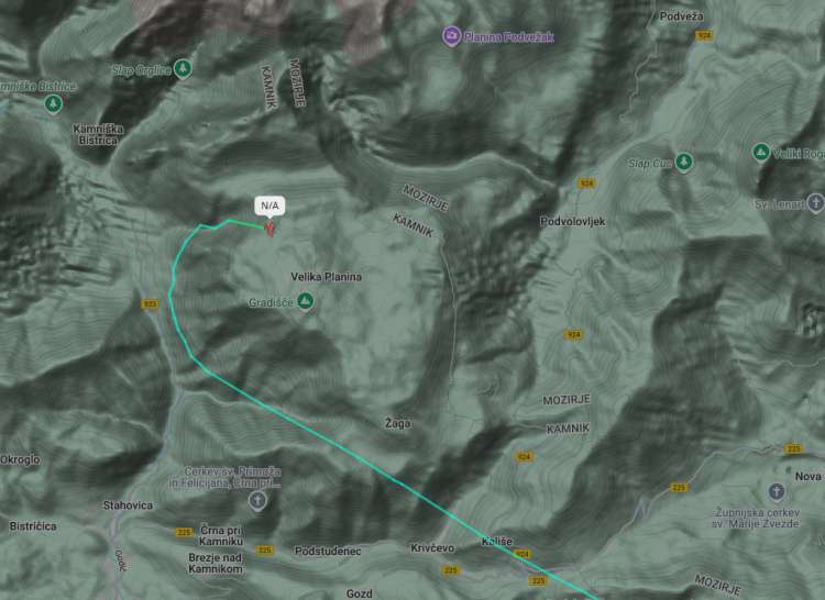 mooney-m20r, velika-planina