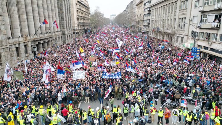 protest beograd srbija studenti