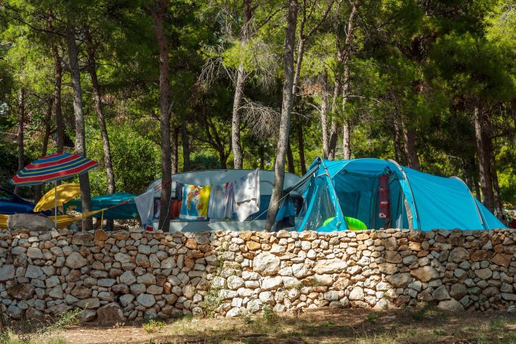 kampiranje, kamp, Hrvaška