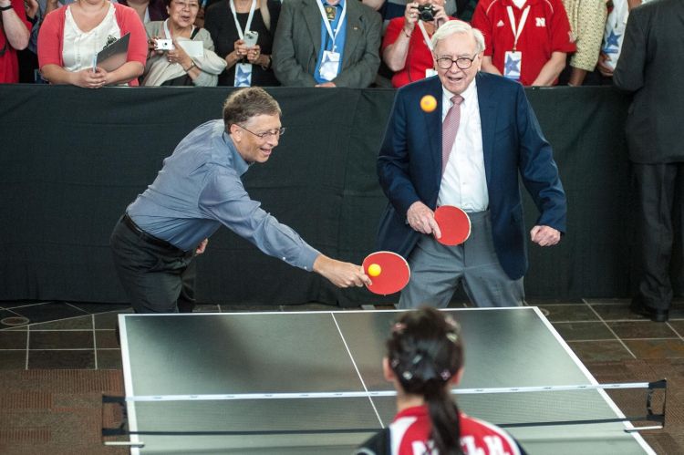 Warren Buffett, bill gates, 2012