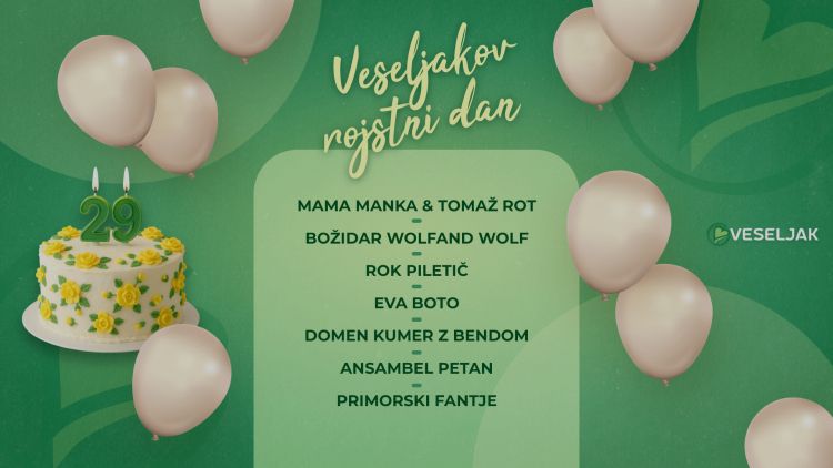 Veseljak praznuje 29. rojstni dan.