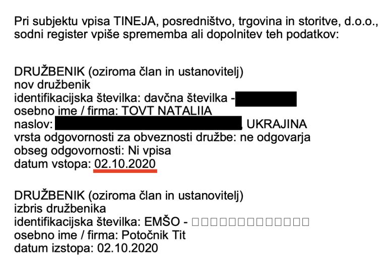 prodaja podjetja