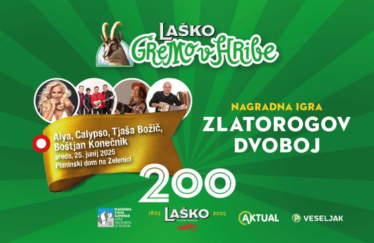 Sodelujte v nagradni igri Zlatorogov dvoboj in si priigrajte mikavno nagrado Pivovarne Laško.