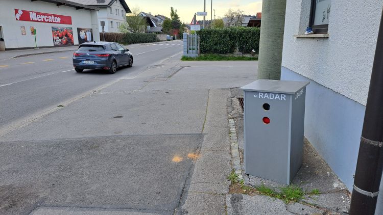 domači radar, doma narejeno, ohišje, prepovedano