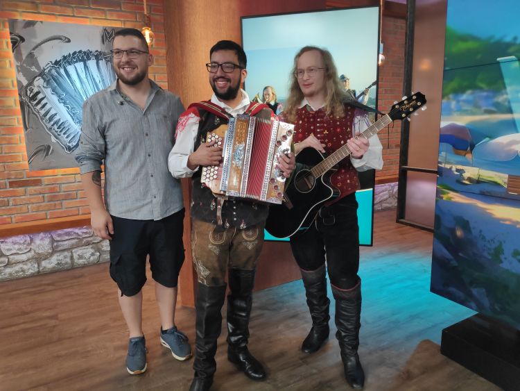 Žiga Tominec, Derian Olivares in Oton Pavlič