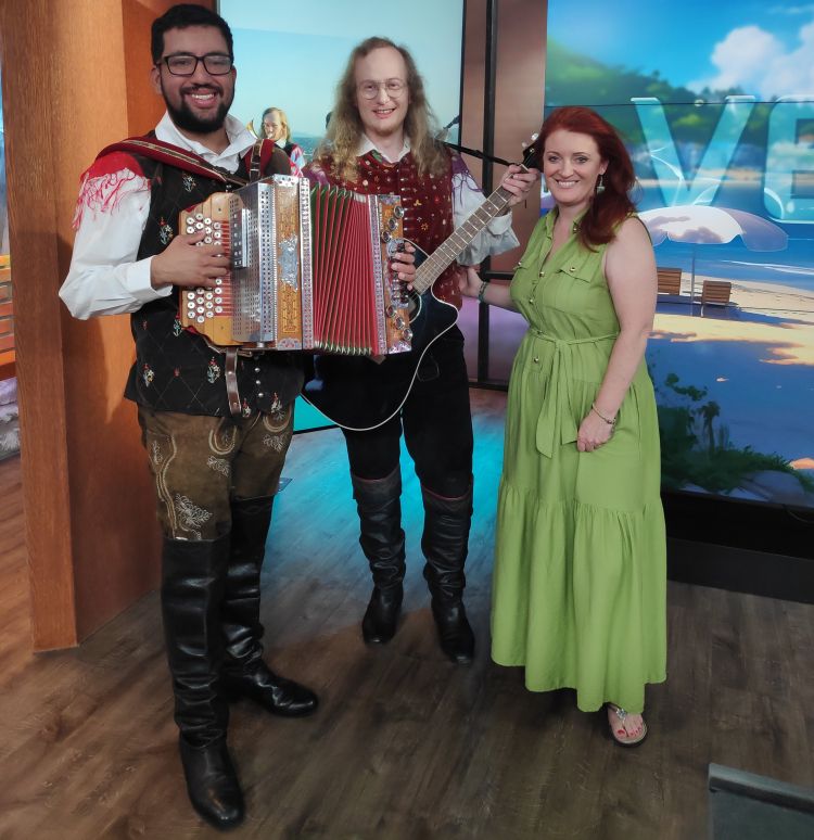 Derian Olivares, Oton Pavlič in Janja Ulaga.