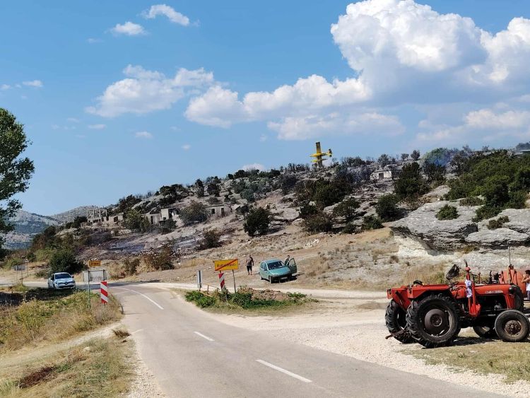 vransko-jezero, pozar