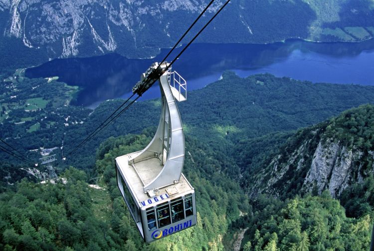 gondola, vogel, bohinjsko jezero