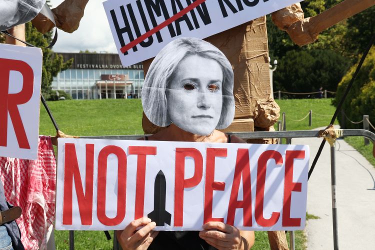 blejski-strateski-forum, protest, palestina