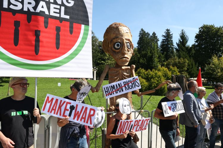 blejski-strateski-forum, protest, palestina
