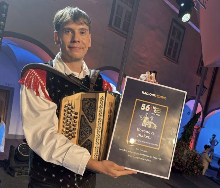 Denis Krajnc, letošnji dobitnik Korenove plakete.