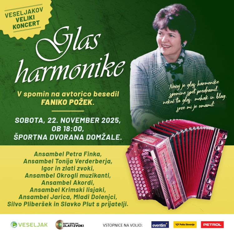 Koncert v spomin na Faniko Požek.