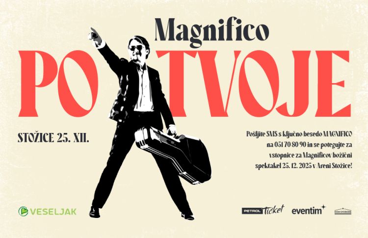 Zapoj refren in se poteguj za vstopnice za Magnificov Alpe Adria Show v Stožicah!