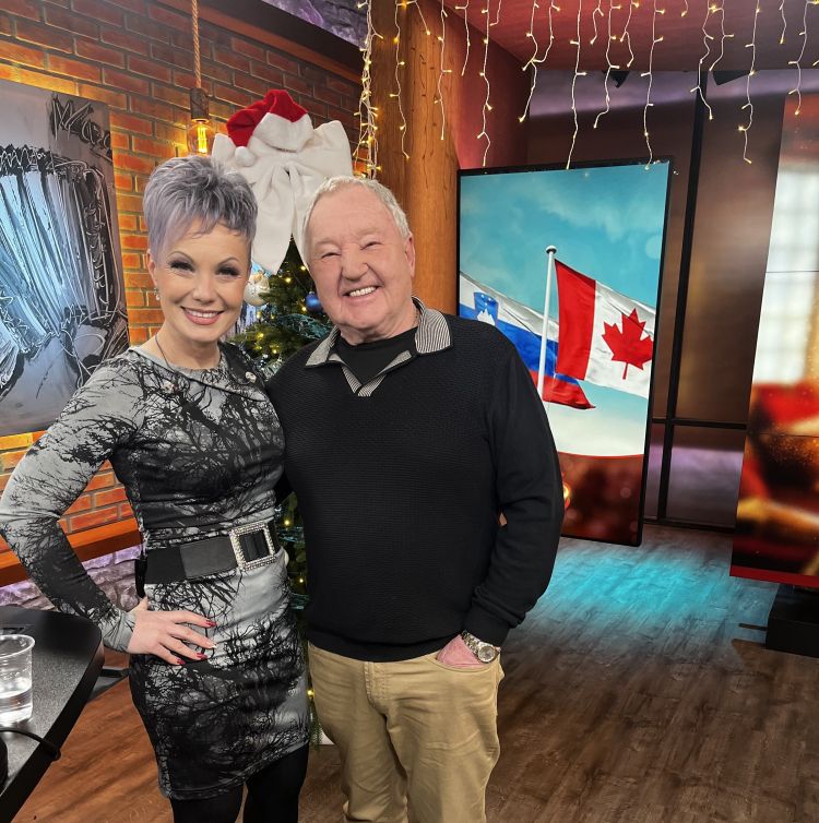 Henry Novak in Veseljakova voditeljica Klavdija Winder Pantner.