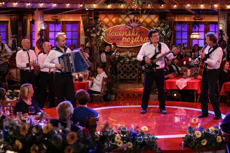 Ansambel Toplar v oddaji Slovenski pozdrav