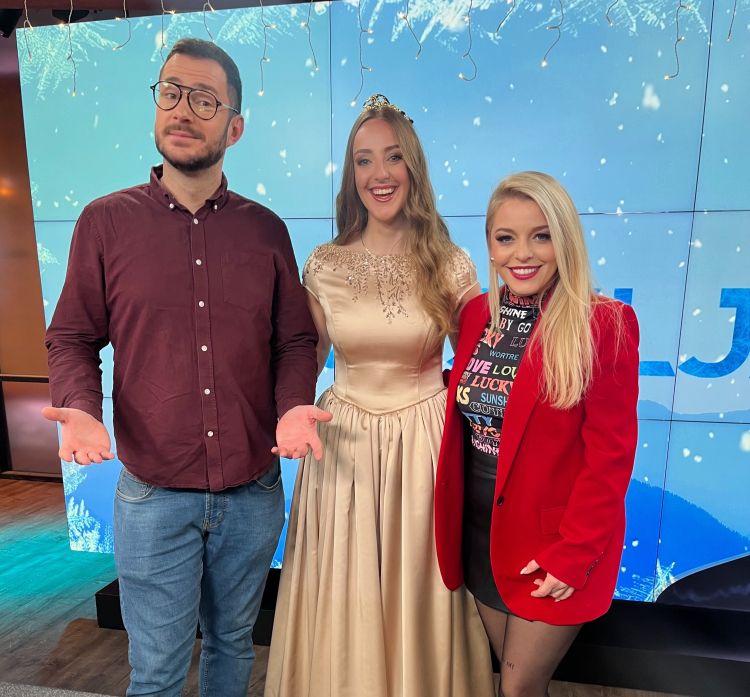 Vinska kraljica Nika Martinčič na Veseljaku.