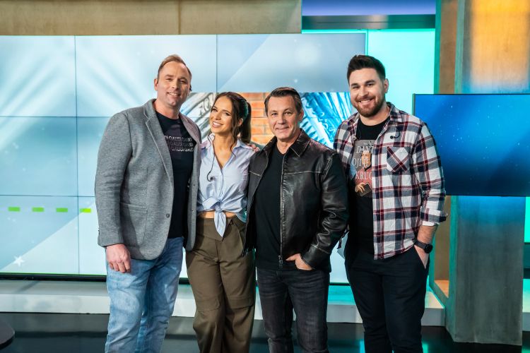 Marka so gostili Jure, Martina in Mattias.