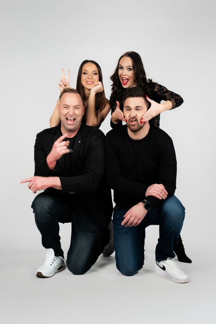 Nova jutranja ekipa Radia Aktual: Martina Švab, Jure Ličen, Hajdi Sevčnikar in Mattias Stojanović –