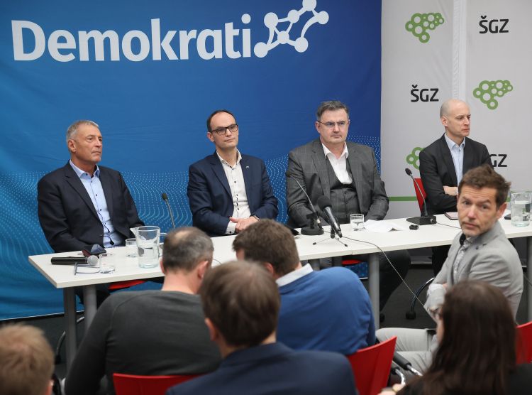 Anže Logar, Mirko Požar, Senko Pličanič, Igor Masten