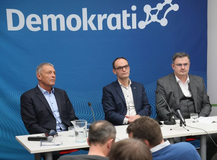 Anže Logar, Mirko Požar, Senko Pličanič, Igor Masten