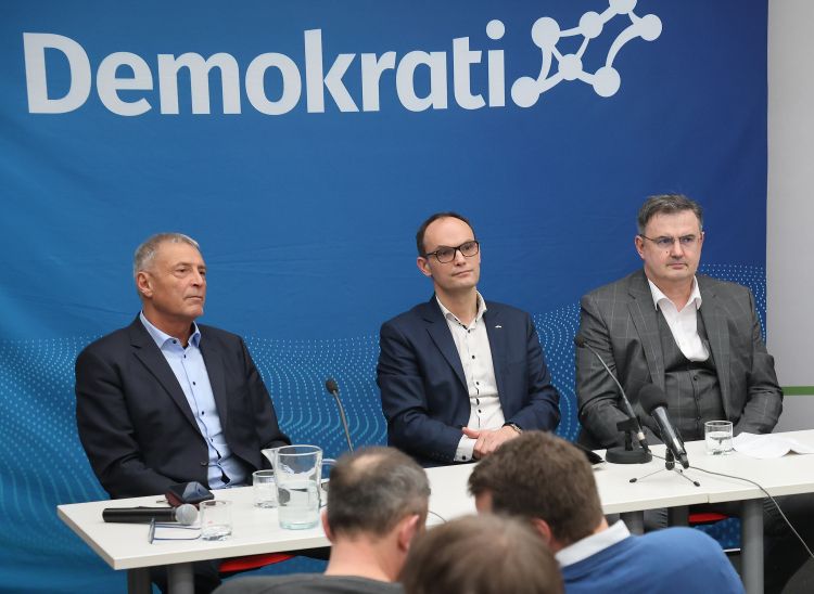 Anže Logar, Mirko Požar, Senko Pličanič, Igor Masten