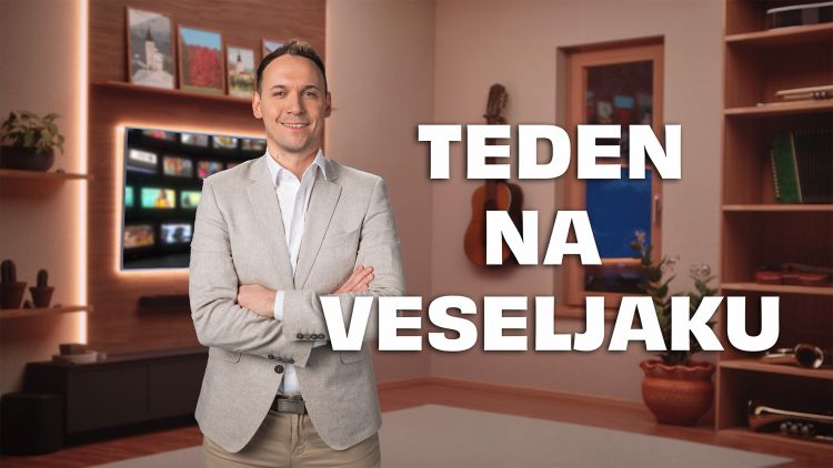 Voditelj oddaje Teden na Veseljaku Tomaž Rot.