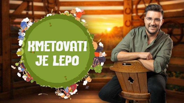 Voditelj oddaje Kmetovati je lepo Žiga Deršek.