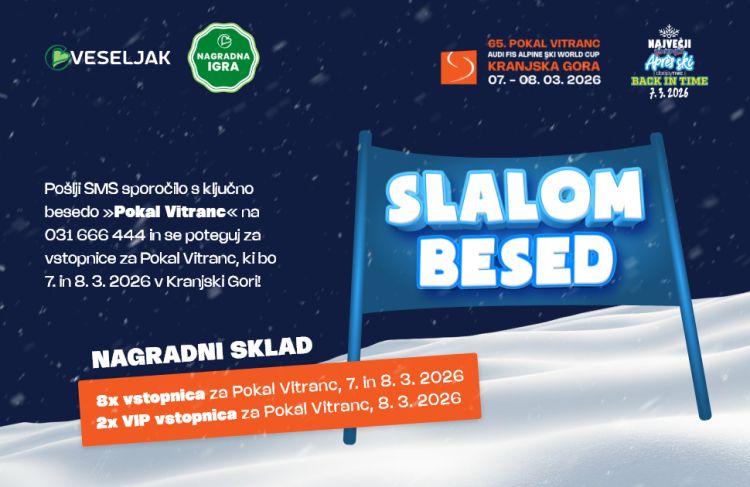 Zmagaj v Slalomu besed na Veseljaku!