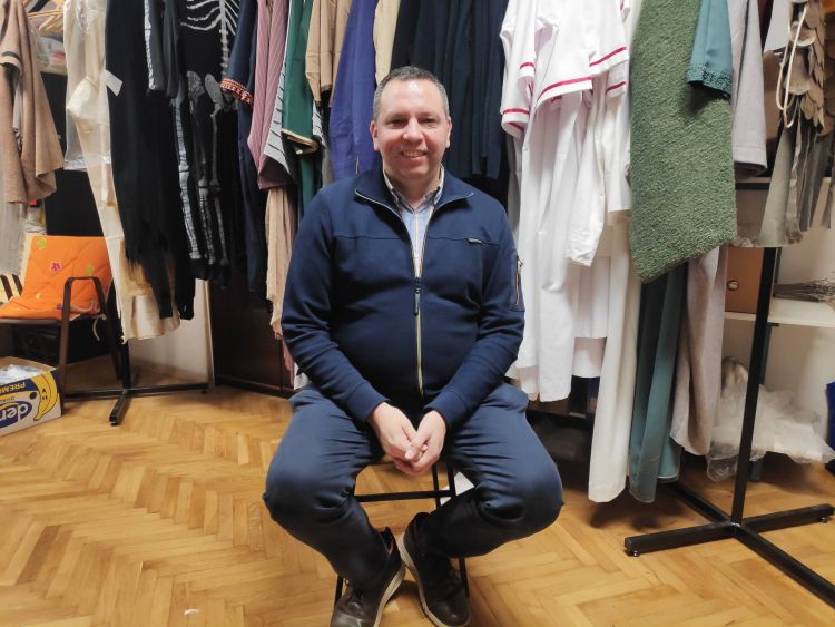 Marcelo Brula, režiser Škofjeloškega pasijona, ki šteje več kot tisoč nastopajočih.