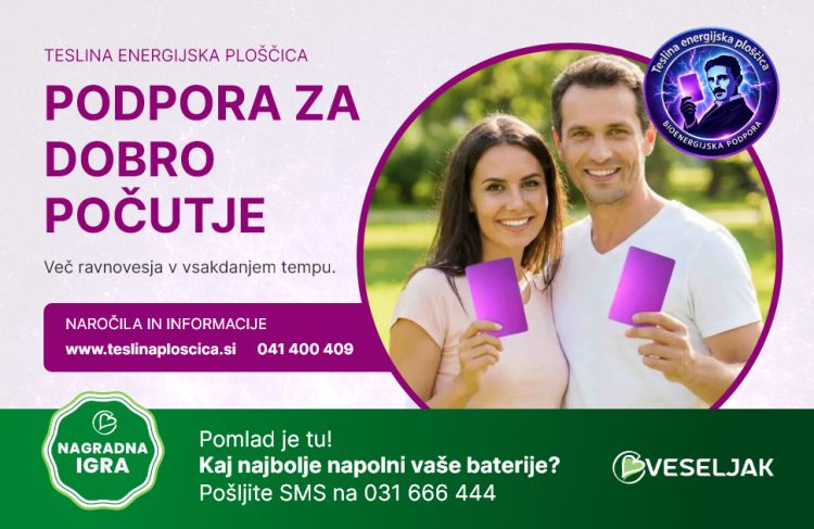 Teslina energijska ploščica. Podpora za dobro počutje.