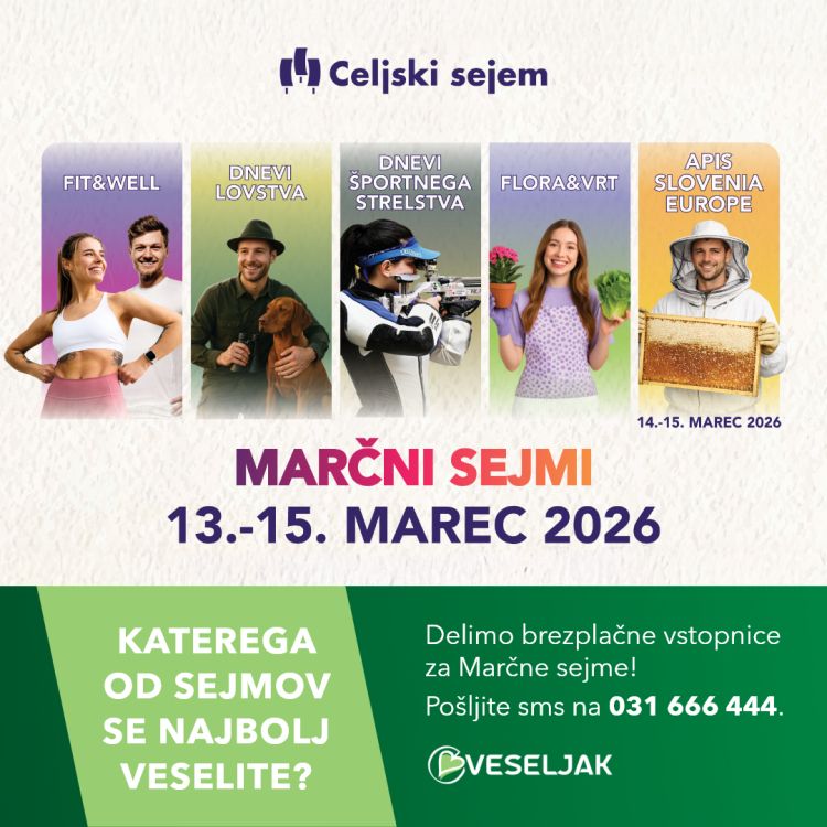 Marčni sejmi prinašajo najbolj pestro pomladno izkušnjo v Celju.