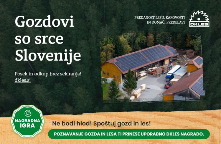 DK Les nagradi poznavanje gozda in Slovenskega lesa!