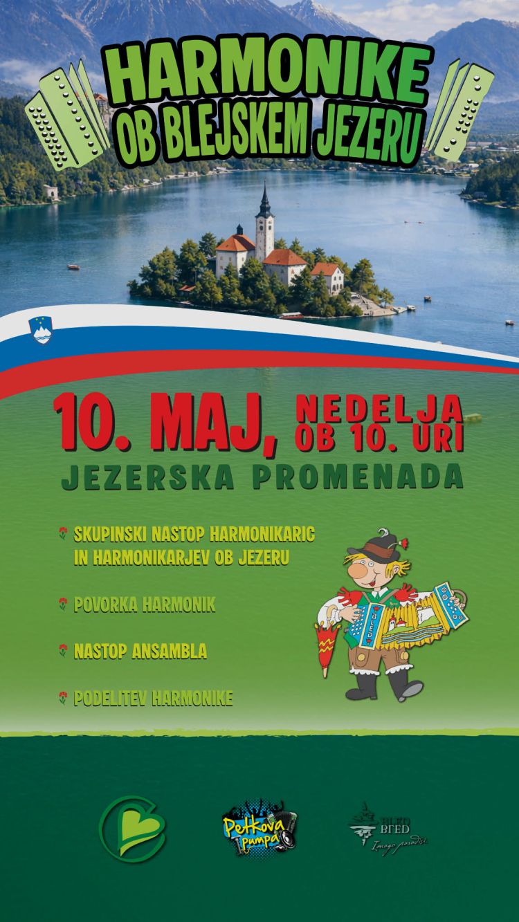 Harmonike ob BLEJSKEM JEZERU.