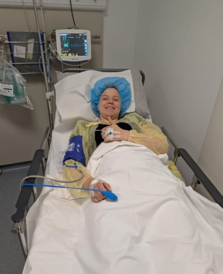 Darja Gajšek je pristala v bolnišnici na operaciji kolena.