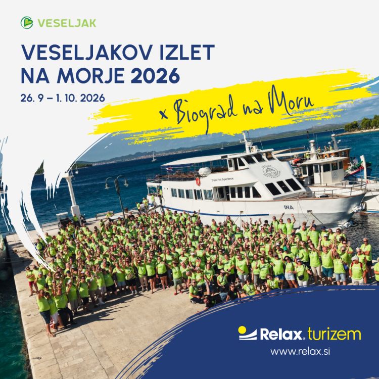 Veseljaki gremo na morje tudi to jesen!