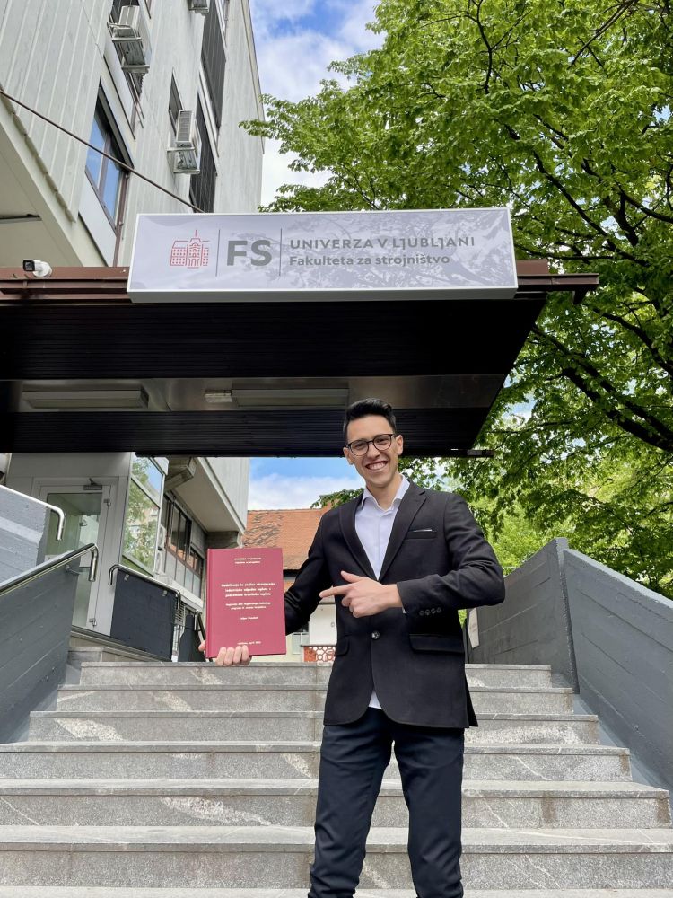 Gašper Brunskole je postal magister.