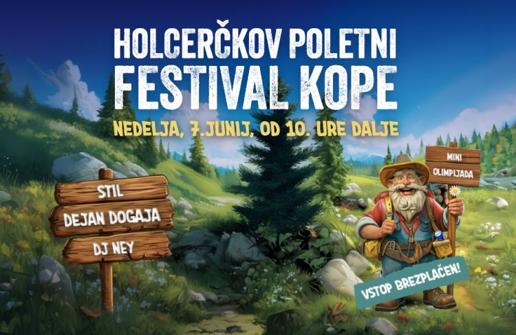 Na Kope prihaja Holcerčkov poletni festival!