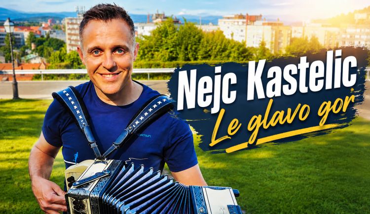 Nejc Kastelic z vzpodbudno skladbo Le glavo gor.