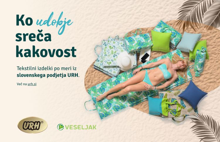 Ko udobje sreča kakovost. URH.