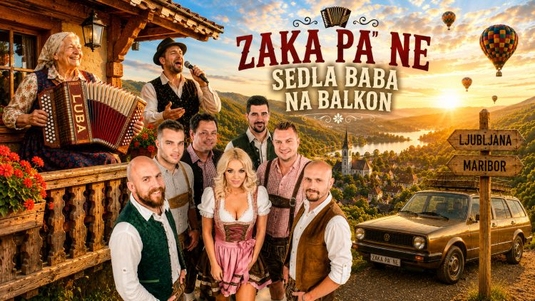 ZAKA PA NE - Sedla baba na balkon