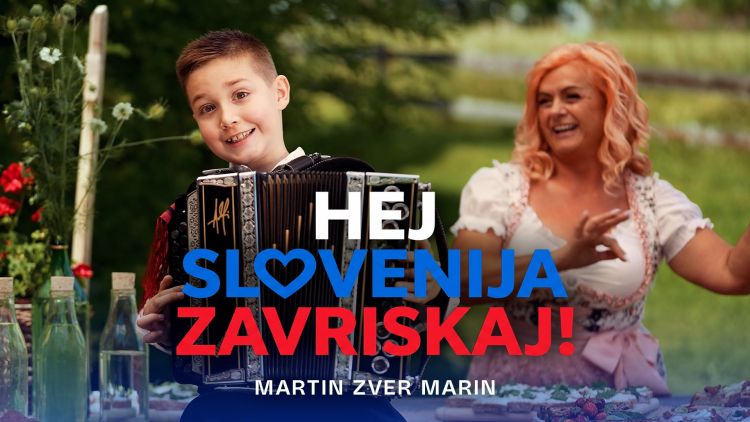 Mladi Martin se je zaljubil v harmoniko, zdaj skupaj osvajata Slovenijo.