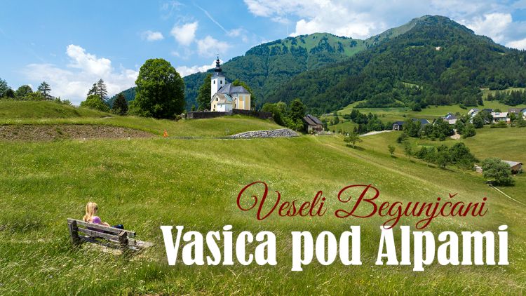Veseli Begunjčani video posneli na idiličnih lokacijah.