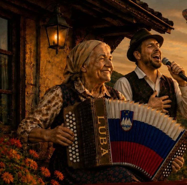 Baba je sedla v balon, Baba Luba pa na balkon!