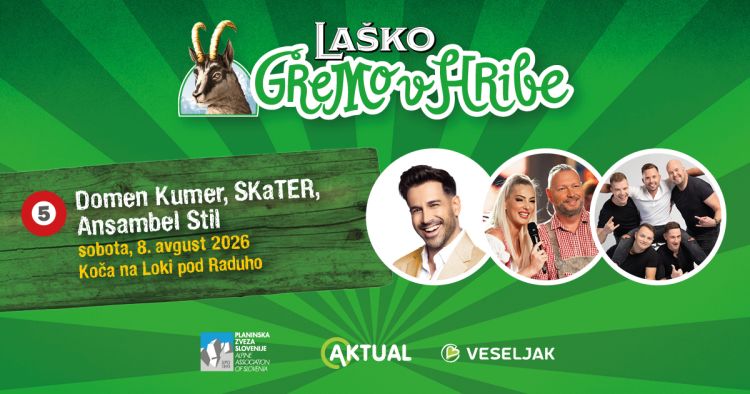 laško gremo v hribe, grafika, koča na loki pod raduho