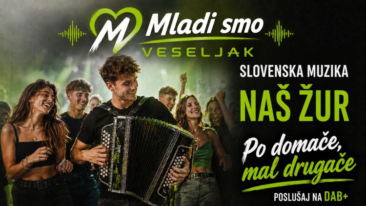 Veseljak Mladi smo, nova radijska postaja na frekvencah DAB+.