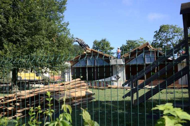 Rušenje starega vrtca