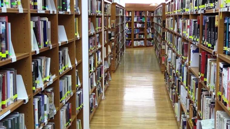 knjižnica mirana jarca, knjige, knjižne police